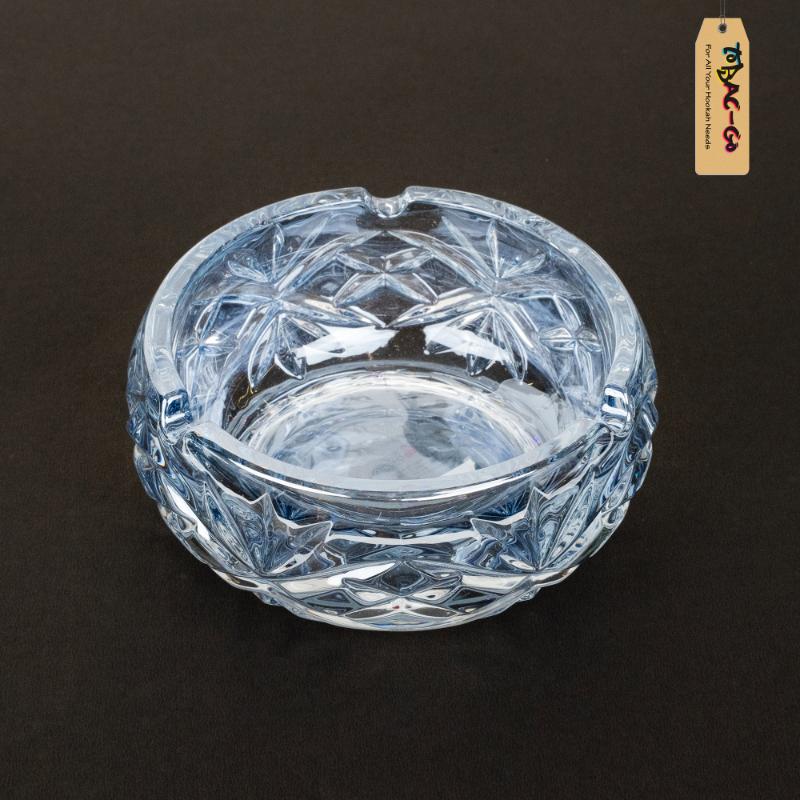 Red Cherry Solid Color Glass Ashtray 5 Inches