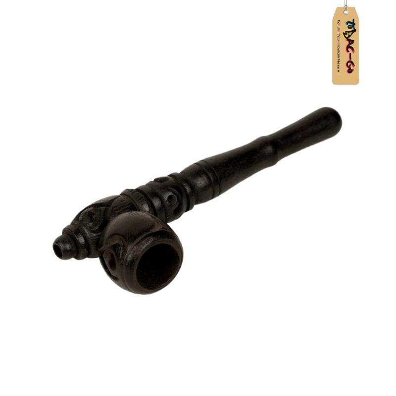 Wooden Smoking Pipe 13 cm + Filter Screens Combo