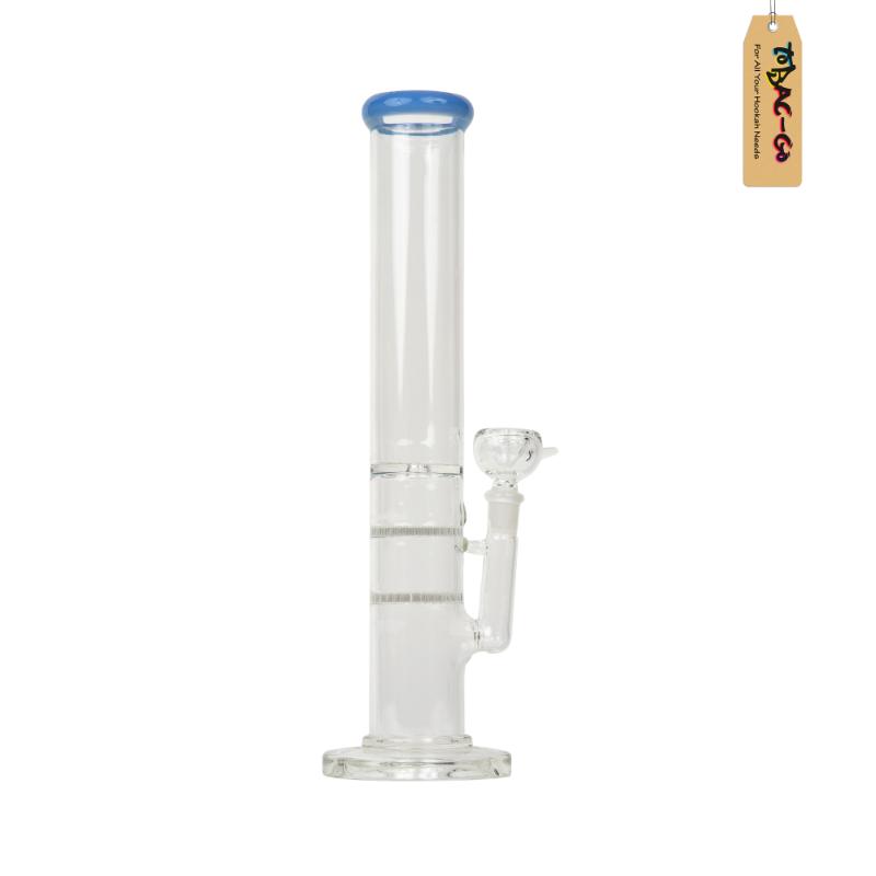 Double Honeycomb Percolator Clear 16 Inches