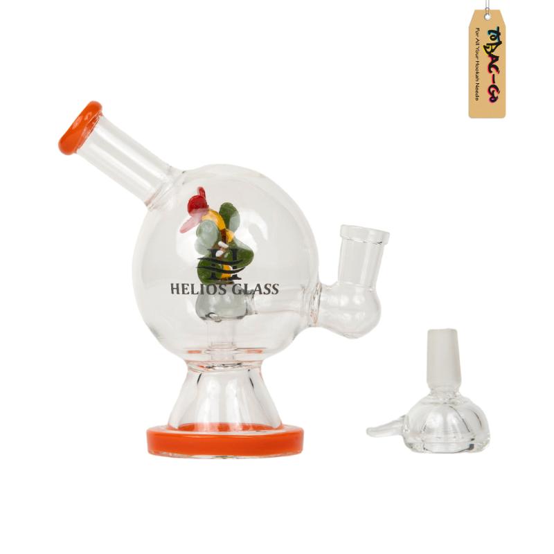 Round 3 Flowers 6 Inches Percolator