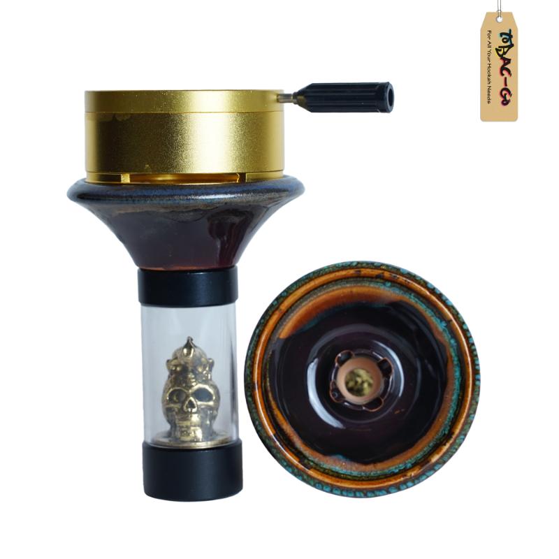 Skull Gold Chillum + HMD Combo